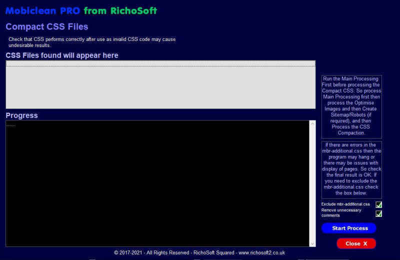 Mobiclean 11 Compact CSS